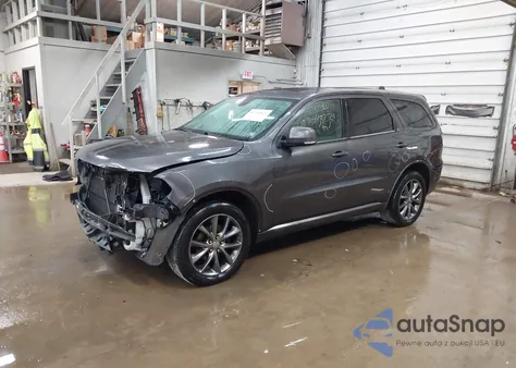 2017 Dodge Durango Gt z USA, uszkodzony, nr VIN 1C4RDJDG4HC828152